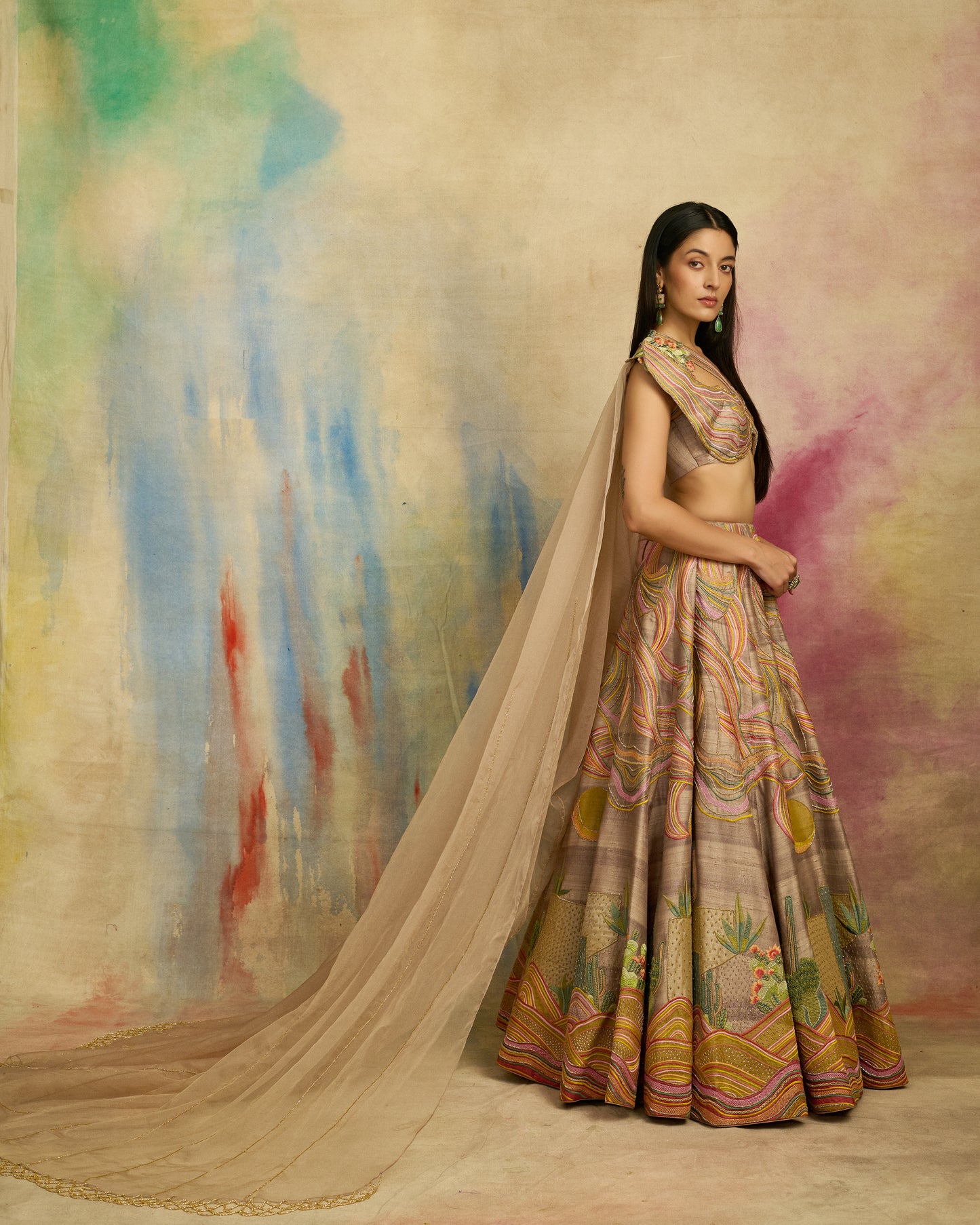 Desert Echo Lehenga