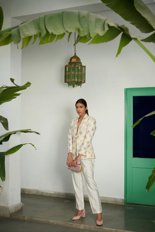 Ivory Bamboo Tailored Suit