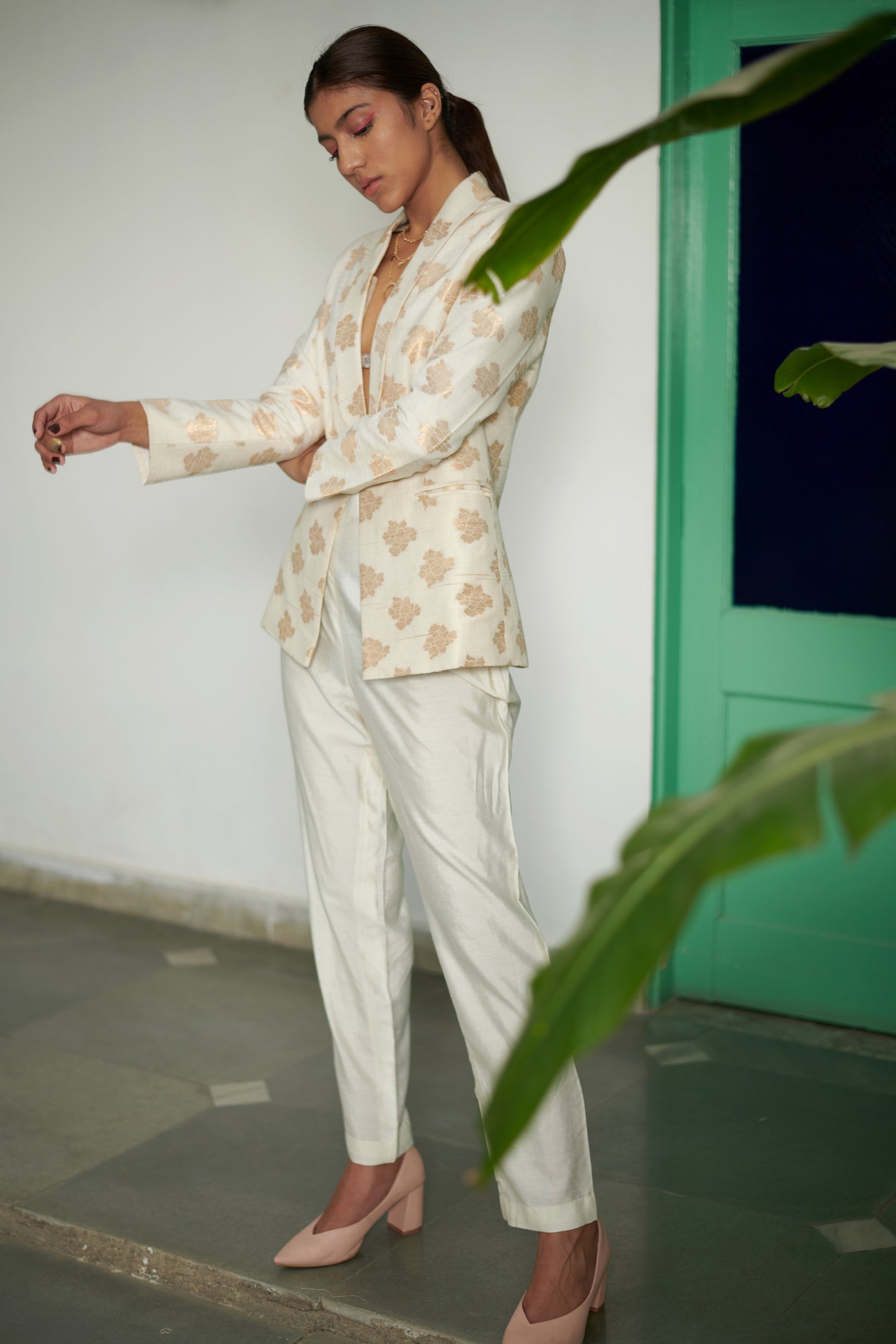 Ivory Bamboo Tailored Suit