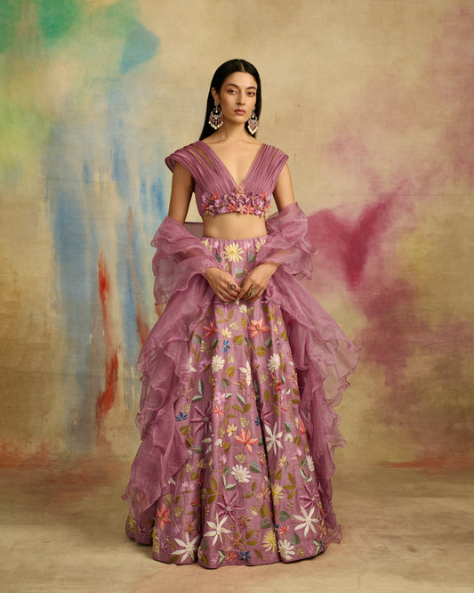Mystic Bloomscape Lehenga