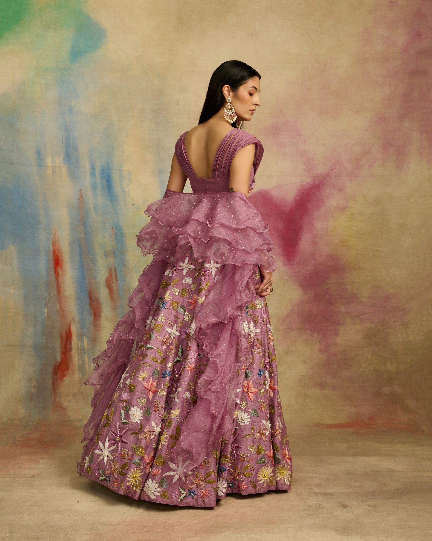 Mystic Bloomscape Lehenga