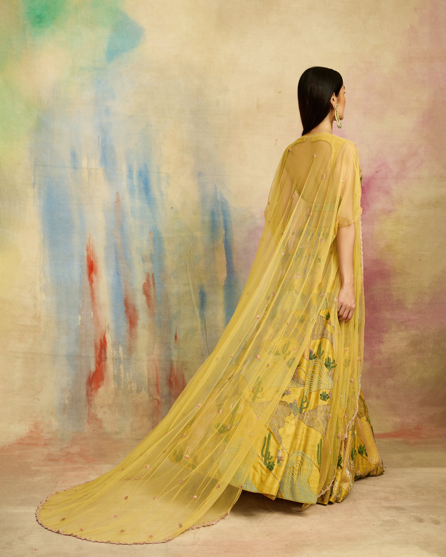 Sunlit Dunes Lehenga