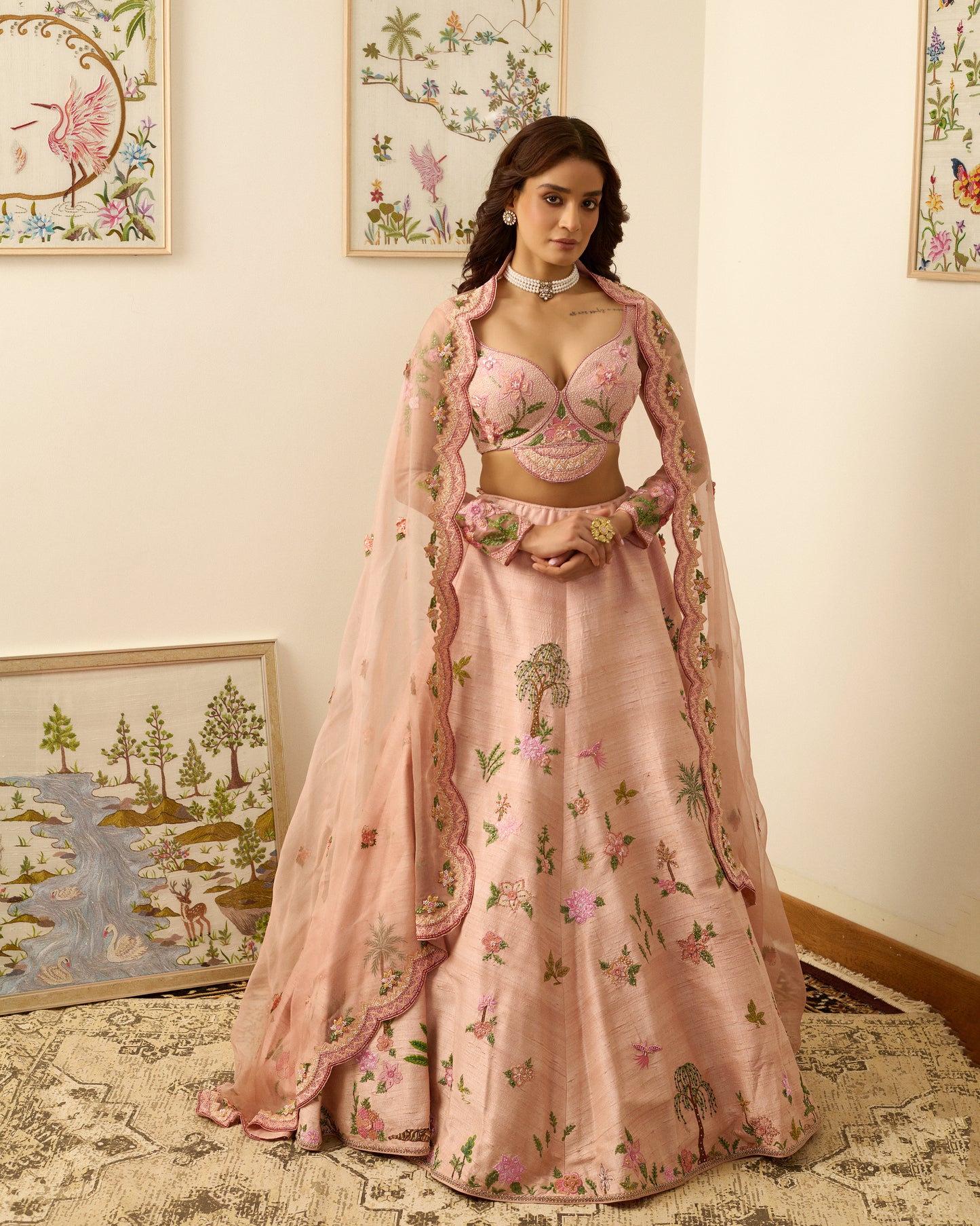Wild Garden Lehenga